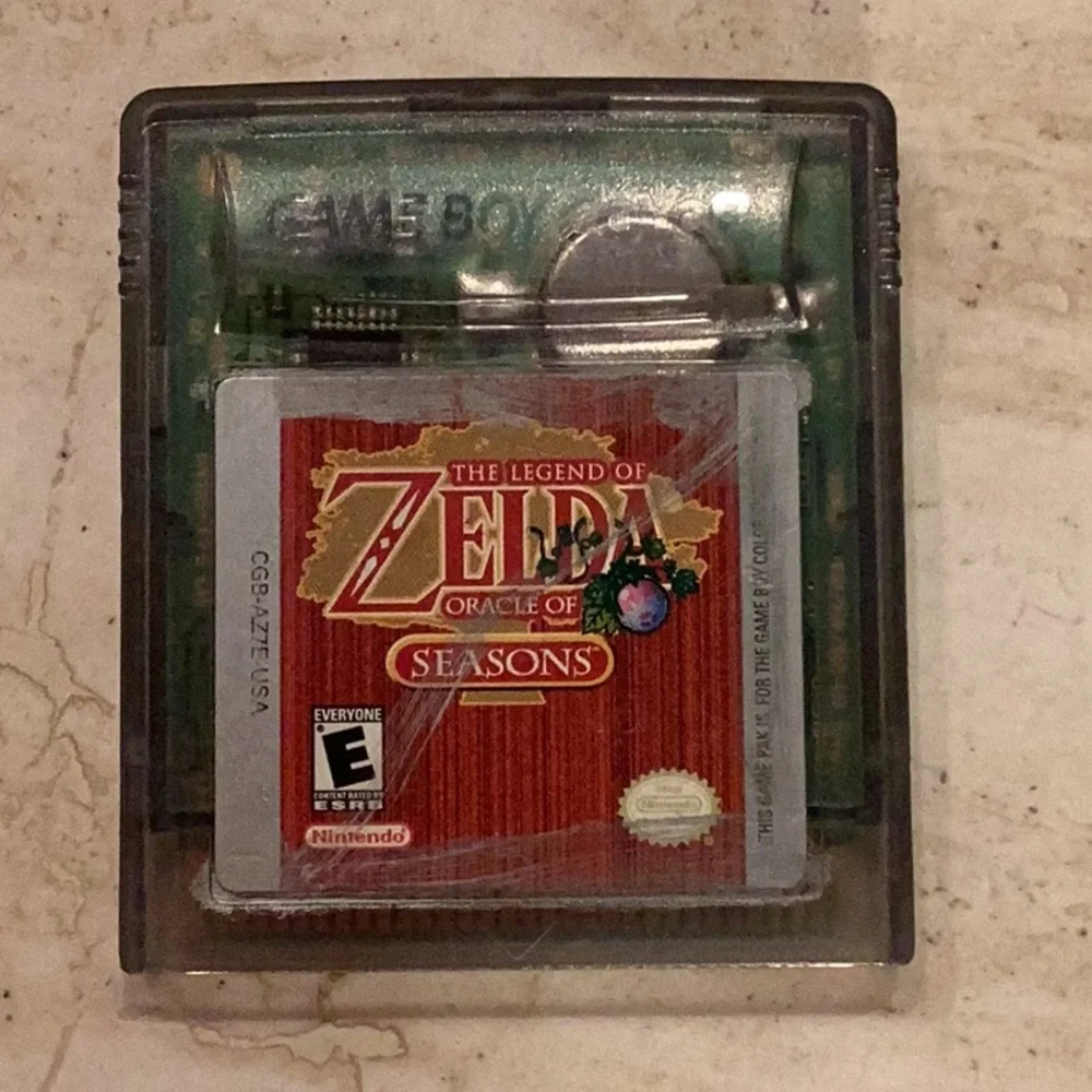 The Legend Of Zelda Oracle Of Seasons Gameboy Color Game Nintendo Game Boy